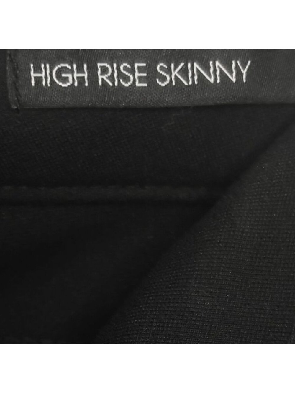 Eva Longoria Skinny Pants Womens Jeggings Slim Black Stretchy Jeans High Rise 10 - Picture 15 of 16